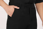 Japanese Straight Fit Trousers - Black