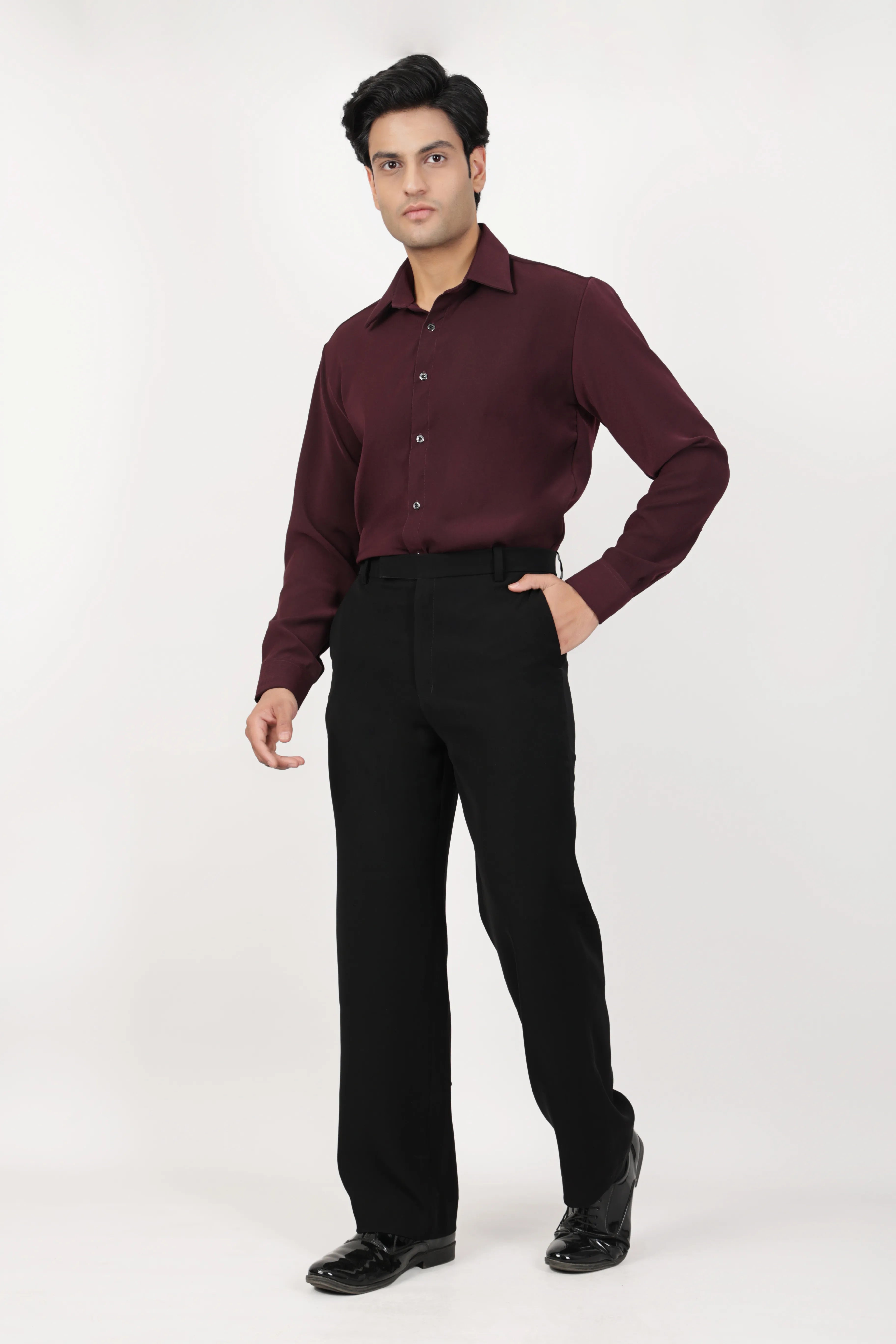 Japanese Fabric Shirt - Wine