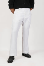 Japanese Bootcut Trousers - White