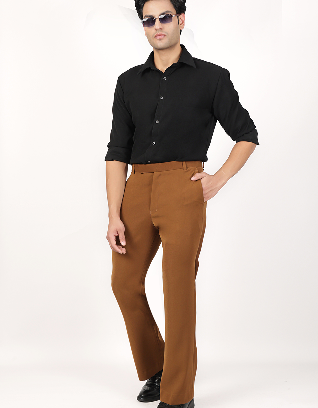 FORMAN Japanese Fabric Bootcut Trousers