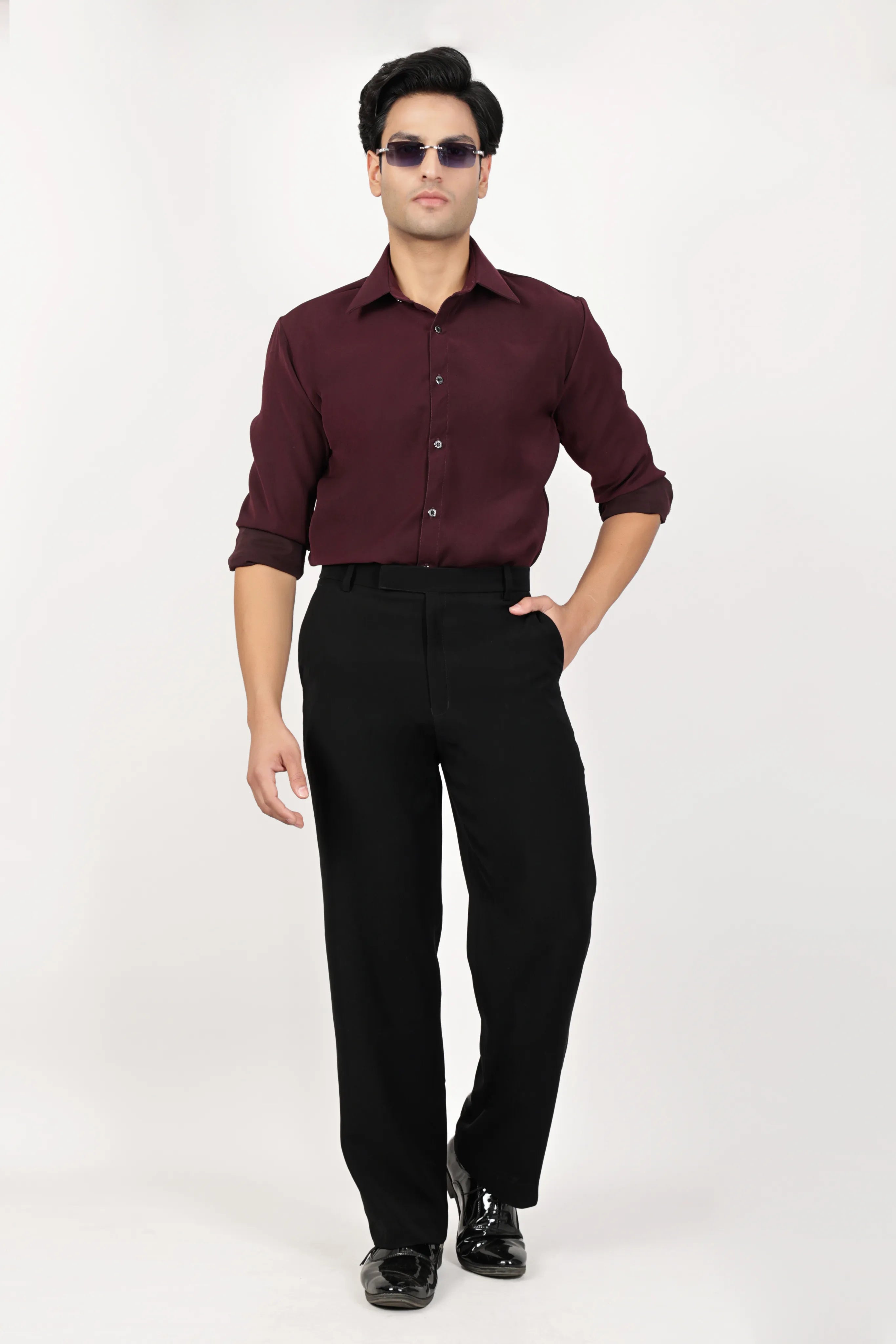FORMAN Japanese Fabric Straight Fit Trousers